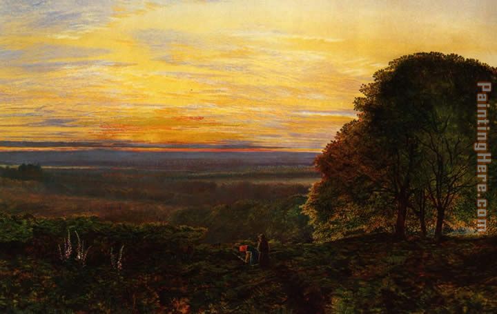 Sunset from Chilworth Common Hampshire